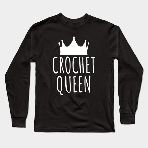 Crochet Queen Long Sleeve T-Shirt by LunaMay